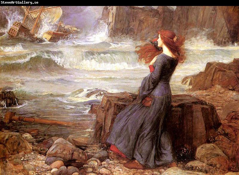 John William Waterhouse Miranda - The Tempest